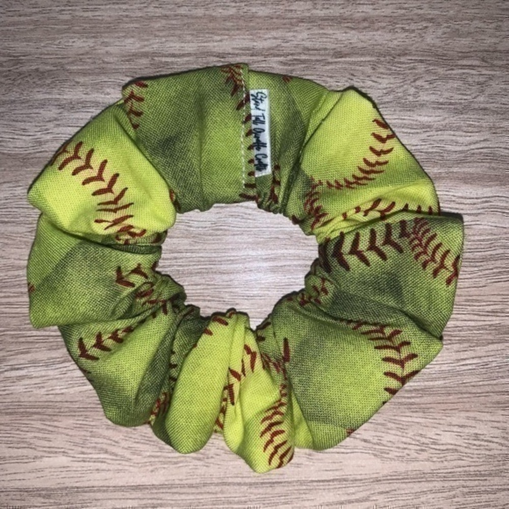 $7ea or 3/$15 softball hair Scrunchie handmade new